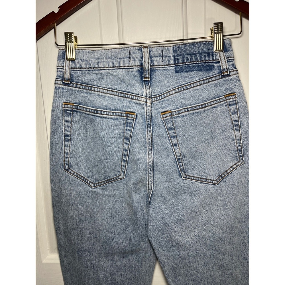 Abercrombie & Fitch The 90s Slim Straight Women 26 Light Blue Ultra High Rise - Picture 6 of 8